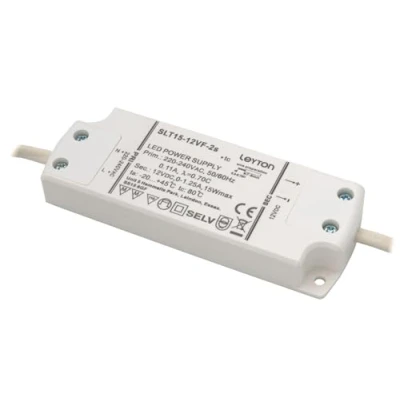 Image of Leyton Lighting 15w max LED Driver 12v (6 way TOP connector, DC, low voltage, SLT 12VF 2)