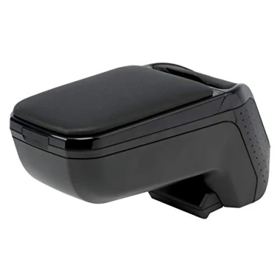 Image of Armster Armrest Specific Black 2 for Fiat 500 (2016 ) With Storage Compartment and Foldable