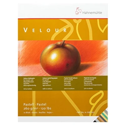 Image of Hahnemuhle Velour 260 gsm Pad 36 x 48cm Mixed Colours