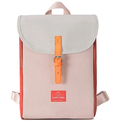 Image of Johnny Urban Backpack Women Small ROMY Rot Rosa, Made of Recycled PET, Mini Daypack for University Office Leisure Water Repellent &amp; Laptop Compartment