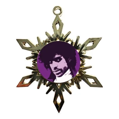 Image of Prince Purple Rain Christmas Ornament Limited Edition