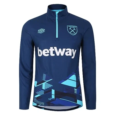 Image of Umbro Mens WH Wu ML Baselayer Top New Claret/Crln L