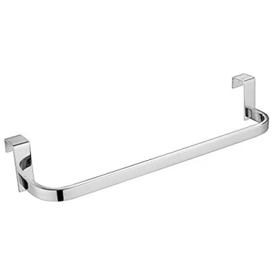 Image of Kibath L322294 Basic Towel Rack Bathroom Cabinet (36 cm). No Drills, Made of Stainless Steel Gloss Finish, Shiny Chrome, 36cm