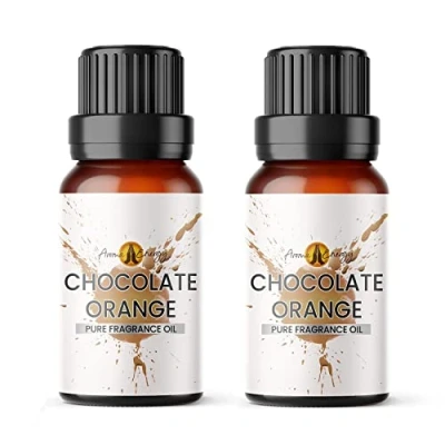 Image of Aroma Energy Chocolate Orange Fragrance Oil 20ml (2 x 10ml) Highly Scented for Making Candle, Soap, Wax Melt, Diffuser etc