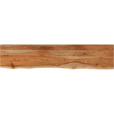 Image of vidaXL Table Top 180x40x2.5 cm Rectangular Solid Wood Acacia Live Edge