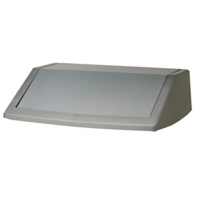 Image of ADDIS 504895 Fliptop Bin Lid, 54 L, Metallic Grey