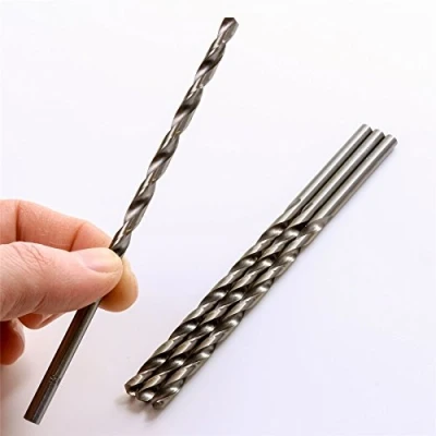 Image of 4X Long HSS Drill Bit Set 5mm Shank Metal/Wood/Plastic Jobber Tools