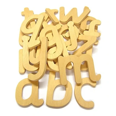 Image of Major Brushes Lower Case Wooden Stencil Letters Pack of 26