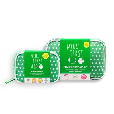 Image of Mini First Aid Home &amp; Away Bundle Kit (74 Items) + Family (115