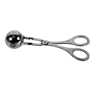 Image of TOPINCN Meatball Scoop Stainless Steel Meat Baller Maker Cookie Dough for Kitchen Ball Size 6.34 * 2.72 Inch