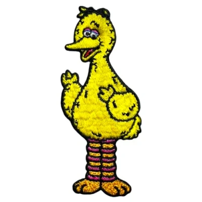 Image of Pawprint Family Big Bird Sew on Patch Sesame Street Official Merchandise