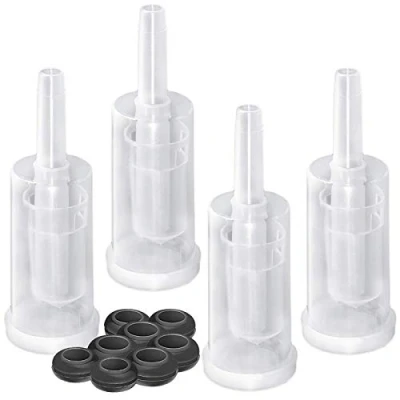 Image of GLOBALDREAM Airlocks Set for Home Brewing, 4pcs Air Lock Bubble Airlock and 20pcs Silicone Grommets Preserving, Making Wine, Fermenting Sauerkraut, Kimchi