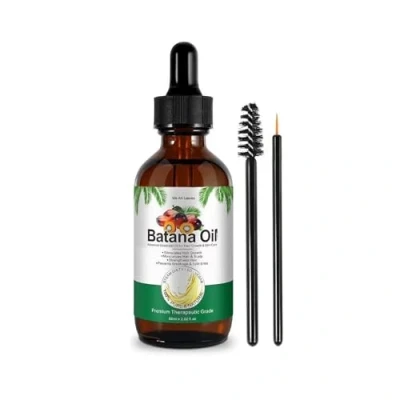 Image of Batana Oil 100% Pure &amp; Natural from Honduras for Hair Growth, Eliminates Split Ends, Enhances Radiance Nourishment All Types 60ML