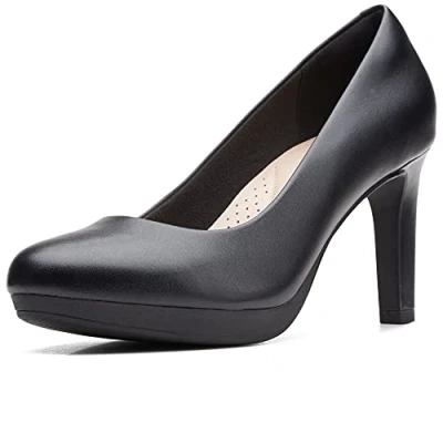 Image of Clarks Ambyr Joy, Women’s Closed Toe Pumps, Black (Black Leather), 4 UK (37 EU)