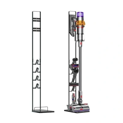 Image of Dyson Vacuum Storage Bracket Stand Holder, No drilling needed for Handheld Models V6/V7/V8/V10/V11/DC58/DC59/DC62/DC74. Floor Stand.