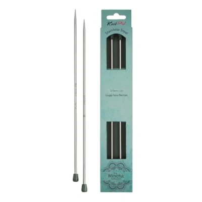 Image of KnitPro Mindful Single Pointed Needles 40cm 3.75mm 3pcs