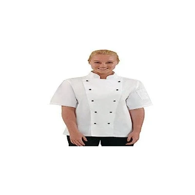 Image of Whites Chefs Clothing DL711 XXL Chicago Chef Jacket, Short Sleeve, Size: XX Large, Colour: White
