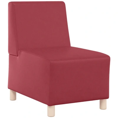 Image of vidaXL Sofa Chair Wine red 55 x 74 82 cm Faux leather