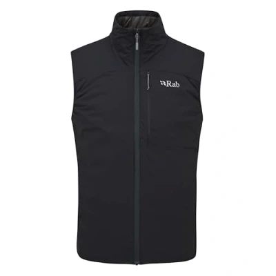 Image of Rab Men&#039;s Xenair Synthetic Insulated Vest for Hiking &amp; Mountaineering Ebony Medium