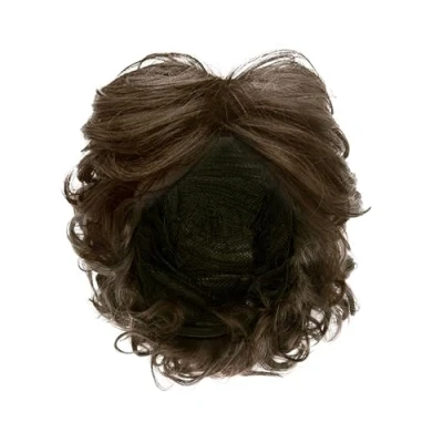Image of MIVAIUN Mens Wigs Short Curly Fluffy Cosplay Halloween Character Costume Wig Layered Afro Shaggy Blonde 70s 80s Disco Dude Handsome Men&#039;s Daily (Brown)