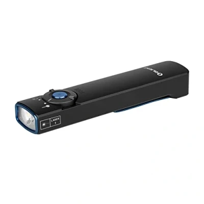 Image of OLIGHT Arkfeld EDC Flashlight, 1000 Lumens Rechargeable LED Torch with Green Beam and White Light, Super Thin Build Flat Flashlight Clip for Outdoors, Emergency, Work (Black, CW: 5700 6700K)