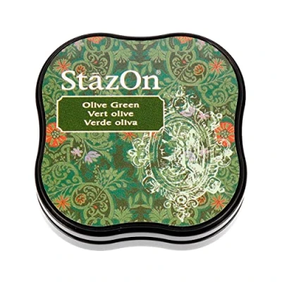 Image of Tsukineko StazOn Midi Pad, Olive Green