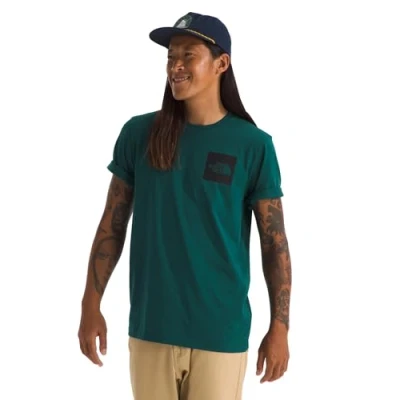 Image of The North Face FINE TEE Print Tshirt, Men&#039;s, Size: Medium, Deep nori