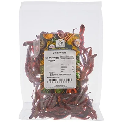 Image of Old India Chilli Whole 100g