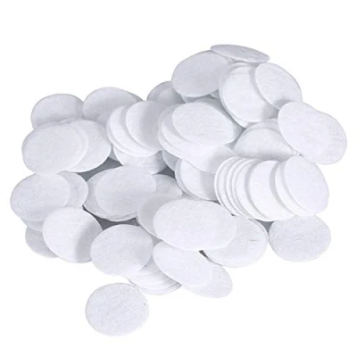 Image of Microdermabrasion Cotton Filters 4 Sizes Facial Vacuum Filters, Round Filtering Pads Sponge Filter Replacement(100pcs) (Size : 15mm)