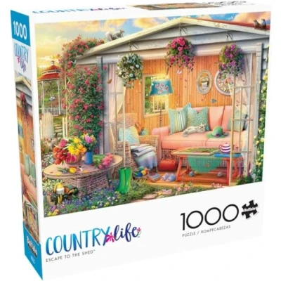 Image of Buffalo Games Country Life Escape to The Shed 1000 Piece Jigsaw Puzzle