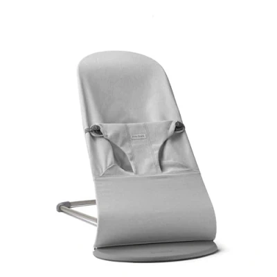 Image of BabyBjörn Bouncer Bliss, Woven mélange, Light Grey