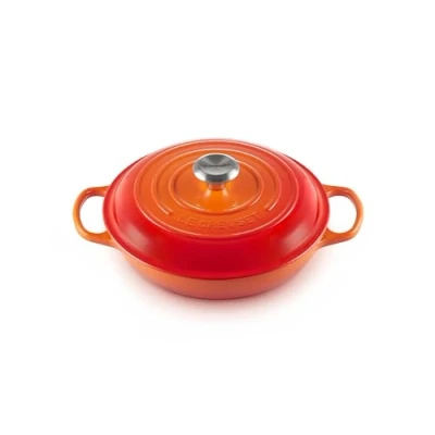 Image of Le Creuset 211802609 Shallow Casserole 26cm Volcanic