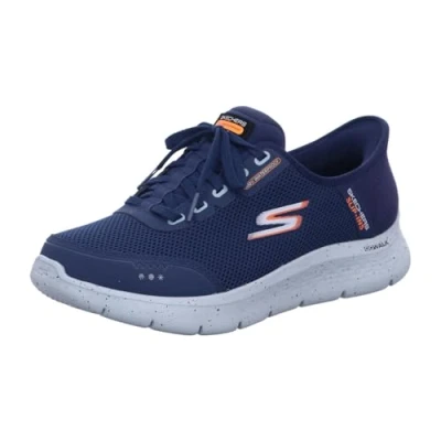 Image of Skechers Men&#039;s Go Walk Flex Sneaker, Navy, 9 UK
