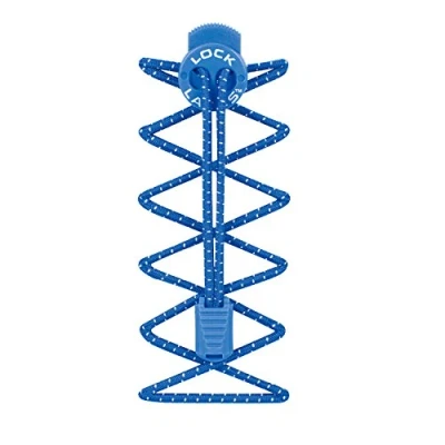 Image of Nathan Unisex&#039;s Lock Laces Blue, One Size