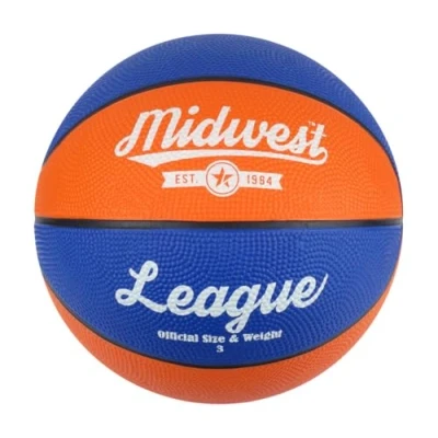 Image of Midwest League Basketball Blue/Orange Various Sizes (Size 5)