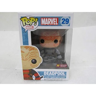 Image of Pop! Marvel Deadpool Maskless PX Previews Exclusive Grey Figure