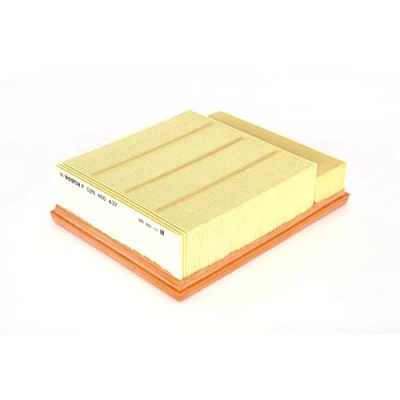 Image of 079133843A Air Filter BOSCH F 026 400 437 70,3mm 213mm 267mm Insert AUDI: A4 B6/B7 Convertible, B7 Saloon, Avant
