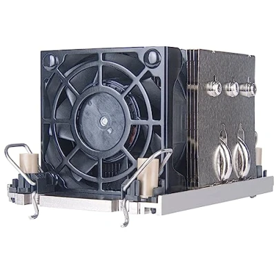 Image of SilverStone Technology XE02 4189 2U Small Form Factor Server/Workstation CPU Cooler for LGA4189 Socket, SST