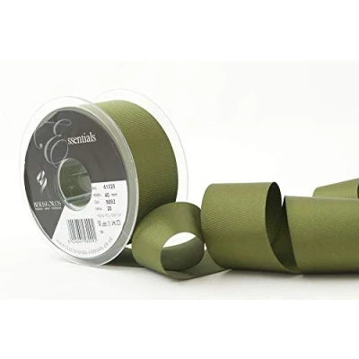 Image of Berisfords Grosgrain, Polyester, Moss, 40mm