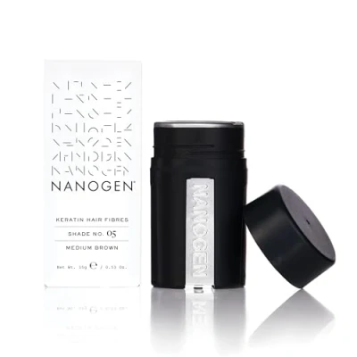 Image of Nanogen Hair Fibres, 15 g, Medium Brown