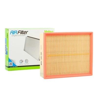 Image of 834285, 834286, 835618 Air filter VALEO 585018 55mm 213mm 253mm Insert with pre AUDI: A6 C5 Avant, VOLKSWAGEN: Passat B5 GP Saloon