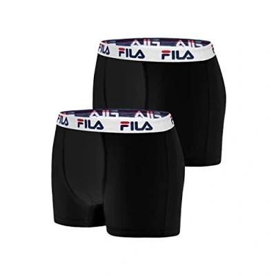 Image of Fila 2 PACK Pants, Men&#039;s, Size: Small, Schwarz