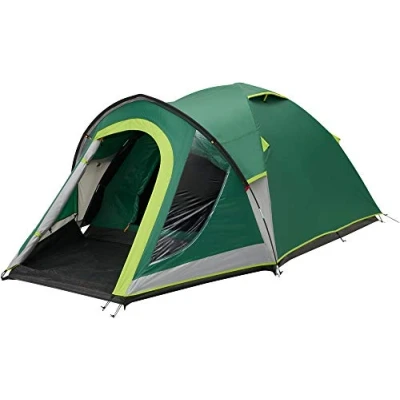 Image of Coleman Tent Kobuk Valley 3, 3 man with BlackOut bedroom Technology, Festival Essential, 1 Dome Tent, 100% waterproof Camping sewn in groundsheet