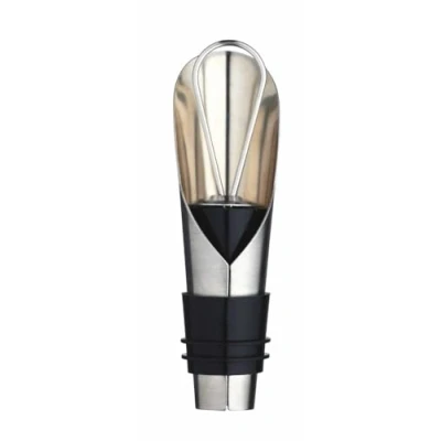 Image of BarCraft Stainless Steel Wine Pourer &amp; Stopper