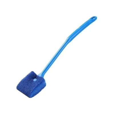 Image of DIGIFLEX Fish Tank Aquarium Cleaning Sponge Scrubbing Brush Scourer Glass Cleaner Algae Remover Long 30cm Handle Fishtank Accessories