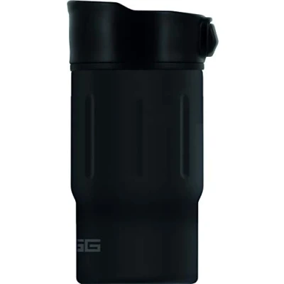 Image of SIGG Gemstone Mug Obsidian Thermo (0.27 L), Pollutant Free and Insulated Coffee Flask, Stainless Steel Travel with Leakproof Lid