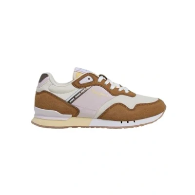 Image of Pepe jeans LONDON GLAM G girls&#039;s Children&#039;s Shoes (Trainers) in Brown