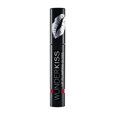 Image of WUNDERBROW LIPS Makeup Lip Plumping Gloss Cherry Red With Collagen and Hyaluronic Acid For Natural Glossy Plumper Lips, Wunderkiss