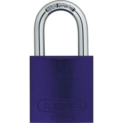 Image of ABUS 43600 72/40 Aluminium Padlock, Security Level 6 Purple