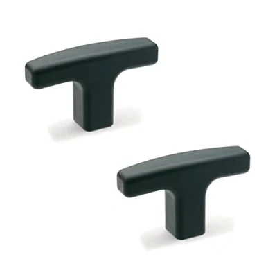 Image of Ganter Normelemente T Handles, Furniture Cabinet Drawer GN 563 55 M6, Plastic, Handle mm, M6 Thread, Pack of 2